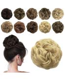 Shop Sofeiyan Hair Part Hair Tie Updos | Wavy Chignon Hairstyles & Extensions for Women - Ash Blonde & Bleaching Blonde (40g) - Buy Online on GoSupps.com