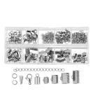 Mandala Crafts Stainless Steel Ribbon Clamps for Jewelry Making - 240 PCs 6mm 8mm 10mm Ribbon End Crimps & Clasps for Bracelets, Necklaces, and Bookmarks - Buy Online on GoSupps.com