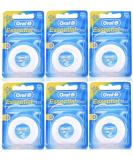 Oral-B Essential Dental Floss Regular 50 m 96171 (Pack of 6) 6 Count (Pack of 1) - Buy Online on GoSupps.com
