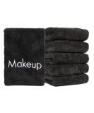 Arkwright Microfiber Makeup Remover Cloths - 6-Pack Black 13x13 Inch Soft Coral Fleece - Buy Online on GoSupps.com