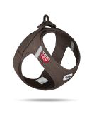 Curli Air-Mesh Vest Harness - Brown 3XS | Lightweight Comfortable & Adjustable Pet Harness for Small Dogs - Buy Online on GoSupps.com