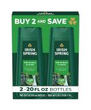 Irish Spring Original Clean Body Wash for Men - 20 Fl Oz (Pack of 2) | Fresh Scent & Long-Lasting Clean - Buy Online on GoSupps.com