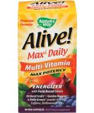 Nature's Way Alive! Max 6 Daily Multi-Vitamin 90 Veg Capsules - Essential Daily Nutrition - Buy Online on GoSupps.com