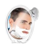 Fogless Shower Mirror for Shaving with Razor Hook | Anti-Fog Bathroom Mirror | 360 Swivel | Shatterproof | Travel Friendly - Buy Online on GoSupps.com
