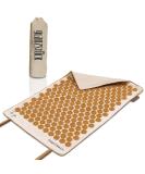 Glanzn ck Berlin Health Collection: XL Acupressure Mat Set - Relief for Tension & Back Pain Sustainable Massage Mat with Pillow & Bag International Shipping Available - Buy Online on GoSupps.com