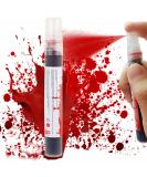 Go Ho Blood Splatter Fake Blood Makeup(0.35 oz) Halloween Fake Blood Spray Eye Blood Drops Body Paint Fake Blood for Clothes and Zombie Monster Vampire Clown Costume Cosplay Makeup 1PC - Buy Online on GoSupps.com