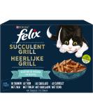 Felix In Sauce Fish Selection - Salmon Tuna Cod Loin (12 x 80g) - Premium Cat Food - International Shipping - Buy Online on GoSupps.com