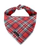 Christmas Dog Bandana - Red Checked Neckerchiefs for Small to Large Dogs & Cats | Aring Pet Accessories - Buy Online on GoSupps.com