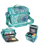 FINPAC Portable Carrying Bag for Cricut Joy - Emerald Illusions | Storage Organizer Tote with Supplies Sections - Buy Online on GoSupps.com