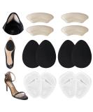 6 Pairs Heel Pads for Women - Comfortable Shoe Inserts Heel Grips & Liner - Beige Shoe Inserts for Loose Shoes - Buy Online on GoSupps.com