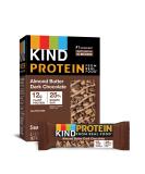 KIND Protein Bars - Almond Butter Dark Chocolate | 30 Count - Buy Online on GoSupps.com