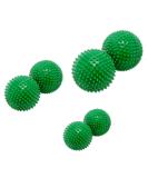 Magnet Acupuncture Massage Balls Set - 3 Sizes (32mm 45mm 55mm) - Green | International Shipping - Buy Online on GoSupps.com