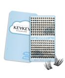 KevKev Lash Clusters 192 Pcs Individual Mixed Styles DIY Eyelash Extensions - Thin Band & Soft, Like Eyelash Extensions - D-Mix (8-16mm) - Buy Online on GoSupps.com
