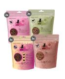Catz Finefood MEZT Cat Snacks - Grain-Free Sugar-Free Crispy Meat Strips - 12 x 45g Variety Pack - Buy Online on GoSupps.com
