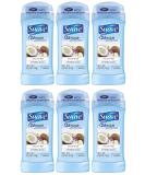 Suave Coconut Kiss Deodorant 2.6oz - 24Hr Protection - 6 Pack - Buy Online on GoSupps.com
