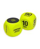 SPRI Exercise Dice for Group Fitness & Classes - Includes Push Ups, Squats, Lunges, Jumping Jacks, Crunches & Wildcard - with Carrying Bag - Buy Online on GoSupps.com