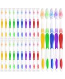Bulk Toothbrushes 25 Pack | Individually Wrapped Travel Toothbrush Set for Adults & Kids | Made with a Medium-Soft Large Brush Head | BPA-Free & Disposable! - Buy Online on GoSupps.com