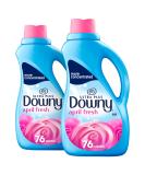 Downy Ultra Plus April Fresh Scent Fabric Softener Liquid - 152 Loads (Pack of 2) - Buy Online on GoSupps.com