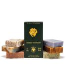 Iron Lion Vegan All Natural Men's Soap Bars Variety Pack - Organic, Plant Based Soap for Body, Face, Hands, and Bath (6 Pack) - Buy Online on GoSupps.com