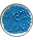 Royal Blue Sugar Pearls | Edible Sugar Sprinkles for Cakes Cupcakes & Cookies | Perfect for Weddings & Daily Desserts - Buy Online on GoSupps.com
