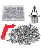 JULMELON 120PCS 1/4inch Stainless Steel Track and Cross Country Spikes Golf Shoe Spikes with Spike Wrench Replacement Spikes for Sprint Sports Short Running Track Shoes Silvery - Buy Online on GoSupps.com