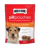Milk-Bone Pill Pouches Dog Treats - 6 oz (Pack of 5) Conceal Medication with Chicken Flavor - Approx. 125 Count - Buy Online on GoSupps.com