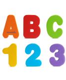 Munchkin Learn Baby Bath Foam Letters & Numbers Mess-Free Baby Bath Toys & Shower Toys Sticks on Tiles & Porcelain Creative Toddler Bath Toys Removable Kids Bath Toys - Set of 26 Floating Letters Primary - Buy Online on GoSupps.com