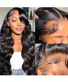 24 Inch Body Wave HD Lace Front Wig | Pre Plucked & Bleached Knots | 150% Density Human Hair | 13x4 Lace Frontal Wig for Black Women - Buy Online on GoSupps.com