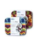 Kilo LSET24 Scrubby Plus-Non-Scratch Scourer with Delicate Cleaning Cloth Side Multi-Purpose-Set of 2 Colour One Size 17x14cm Set of 2 - Buy Online on GoSupps.com