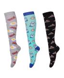 LEOSTEP Compression Socks for Women (3Pair) 20-30mmHg Knee High Support Stocking - Ideal for Nurse, Flight, Sports, Travel, Pregnancy - L-XL Size - Buy Online on GoSupps.com