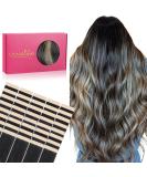 Buy If-of-Hearted 40PC 80g 30cm Balayage Tape In Hair Extensions - Natural Black to Light Blonde Real Hair - Buy Online on GoSupps.com
