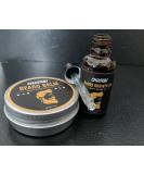 Beard Grooming Kit for Men - Natural & Organic Beard Balm & Growth Oil for Healthy Beards - Buy Online on GoSupps.com