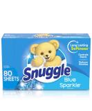 Snuggle Aroma Towels - Blue Sparkle 80 Pieces | Premium Dryer Towels for Freshness - International Shipping Available - Buy Online on GoSupps.com