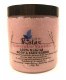 Shop Lavender Vanilla Body & Face Sugar Scrub 8oz - 100% Natural Exfoliating & Hydrating - Includes Exfoliating Glove - International Shipping Available - Buy Online on GoSupps.com