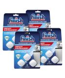 Finish In-Wash Dishwasher Cleaner: Clean Hidden Grease and Grime, 3 Count, Pack of 4 - Buy Online on GoSupps.com