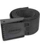 Cressi Nylon Weight Belt with Plastic Buckle in Black - Durable and Secure - Buy Online on GoSupps.com