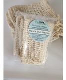 Buy Spa Pure Natural Sisal Exfoliating Soap Bag Handmade Soap Storage & Exfoliation (5 Count) | Extend Soap Life - Buy Online on GoSupps.com