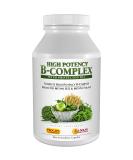ANDREW LESSMAN High Potency B-Complex 60 Capsules - with High Levels of Folate Complex & Biotin Promotes Cellular Growth Energy Immune Function Detoxification Fat Metabolism & More 60 Count (Pack of 1) - Buy Online on GoSupps.com
