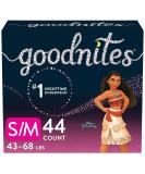 Goodnites Nighttime Bedwetting Underwear, Girls' S/M (43-68 lb.), 44 Ct Small/Medium (44 Count) - Buy Online on GoSupps.com