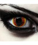 Buy Fiery Yellow Cat Eye Halloween Contact Lenses | Soft Dragon Color | 1 Pair (2 Pieces) | International Shipping - Buy Online on GoSupps.com