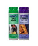 Nikwax Hardshell Cleaning & Waterproofing Duo-Pack 300ml - Buy Online on GoSupps.com
