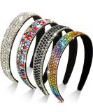 Waydress Rhinestone Headband Set - 4 Pieces Crystal Sparkly Hair Accessories in Stylish Colors - Buy Online on GoSupps.com