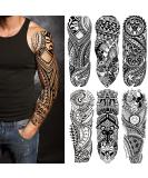 Fake Totem Sleeve Tattoos Stickers  6-Sheet Full Arm Tribal Totem Temporary Tattoos Sleeves for Adult Kids Women Makeup - Buy Online on GoSupps.com