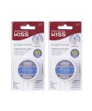 Kiss Acrylic Powder Clear 0.33oz (2 PACK) - Professional Quality - Buy Online on GoSupps.com
