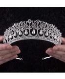 CROWN GUIDE Crystal Rhinestone Queen Bride Tiara Crown - Vintage Bridal Hair Accessories - Buy Online on GoSupps.com