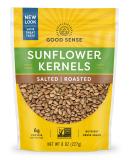 Good Sense Roasted & Salted Sunflower Nuts - 96 Ounces (Pack of 12) | Shelled Sunflower Seeds in 8 Ounce Bags - Buy Online on GoSupps.com