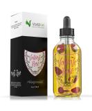 VoilaVe Organic Rose Multi-Use Oil - Nourishing Moisturizer for Face Body & Hair - Vitamin E & Sweet Almond Oil - Dry Skin Scalp & Nail Care - Infused with Rose Petals & Bergamot - 4 Fl Oz - Buy Online on GoSupps.com