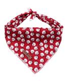 Shop Lionet Paws Christmas Dog Bandana - Triangular Headscarf for All Sizes - Santa Claus Design for Festive Pets - Buy Online on GoSupps.com