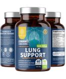 N1N Premium Lung Support Supplement - Natural Cleanse & Detox with Quercetin, Bromelain & Vitamin C - 60 Veg Caps - Buy Online on GoSupps.com