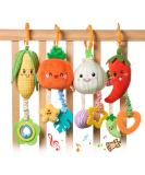 Tumama Kids Baby Toys Rattle | 0-12 Months | Clip-On Strollers | Sensory Toys for Newborn Boys & Girls - Buy Online on GoSupps.com